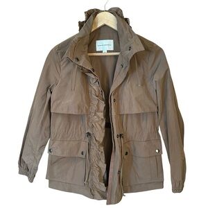 Banana Republic Riffle Rain Jacket Brown XS
